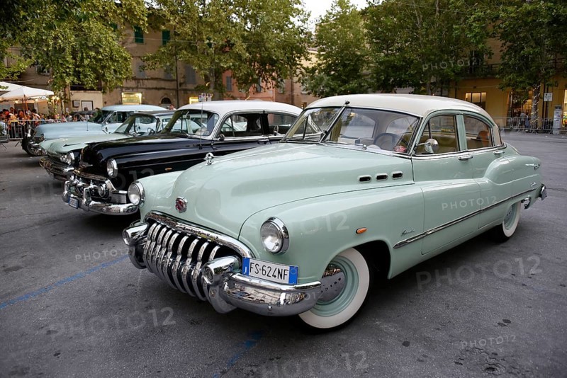 American classic cars parking