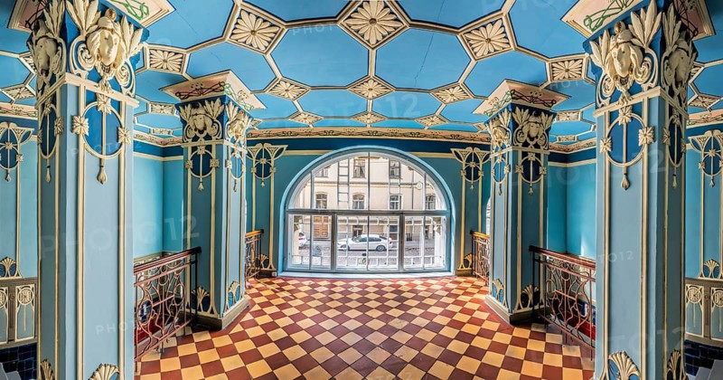 Entrance to residential building