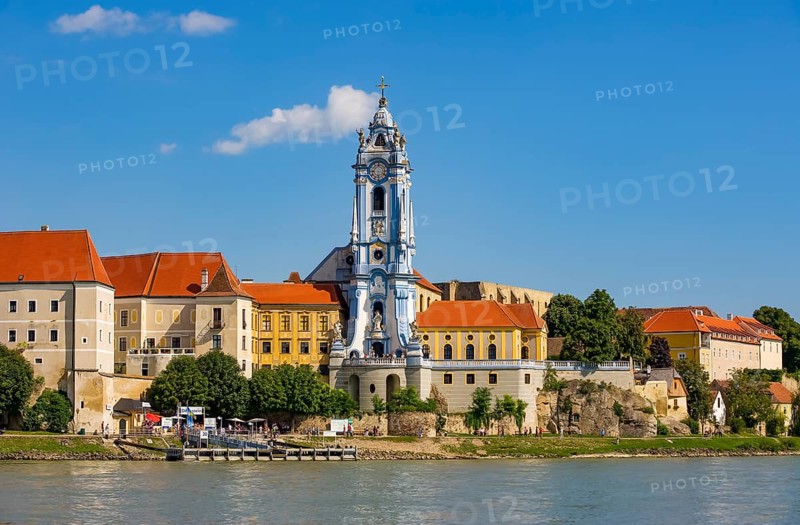 Baroque church of the monastery Duernstein an der Donau