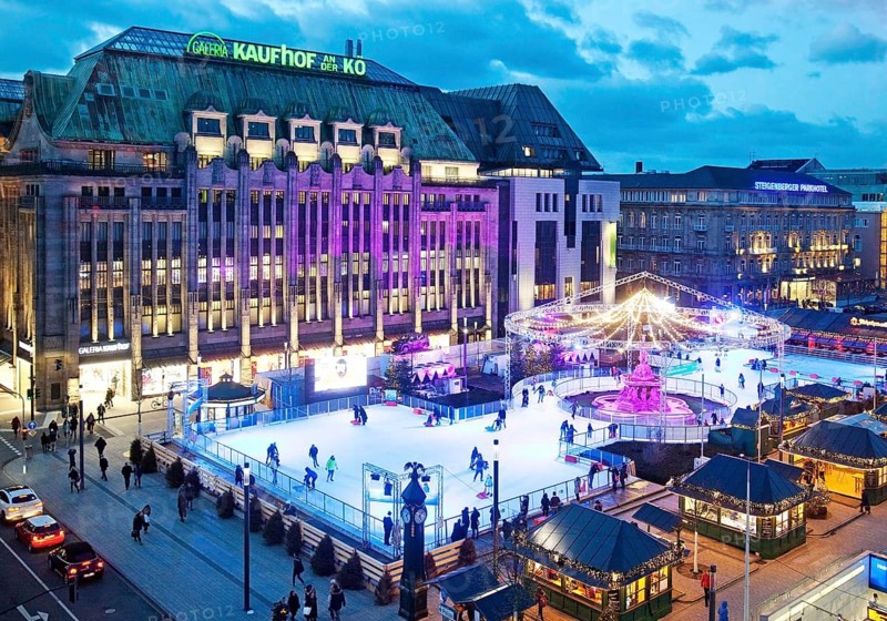 Ice rink at the Koenigsallee