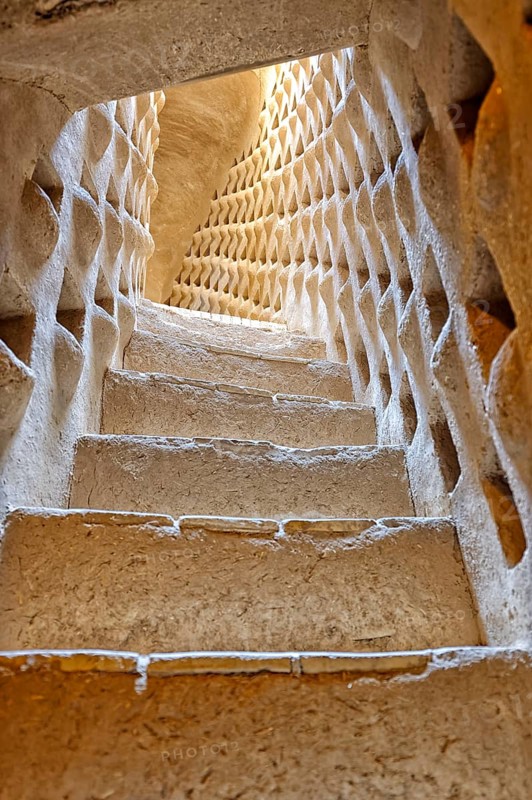 Interior of a traditional pigeon tower