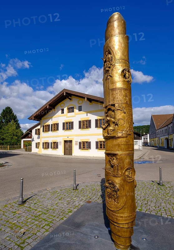 Birthplace of Pope Benedict XVI and Benedict Column