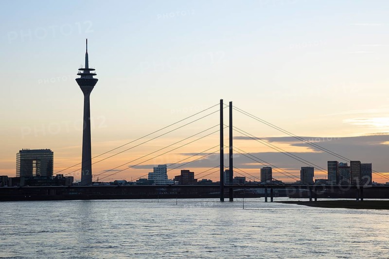 Rhine with City Gate