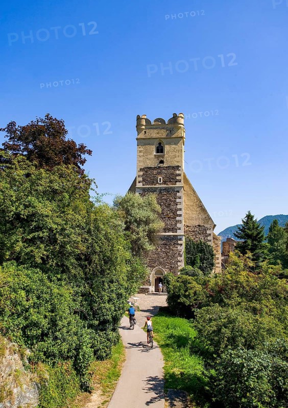 Fortified church of St. Michael on the Danube cycle path