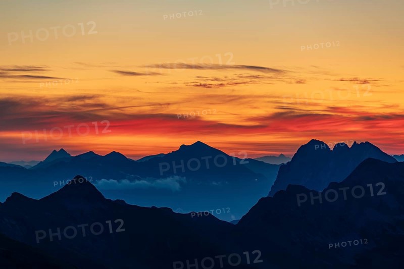 Sunrise over Lechtaler Alps