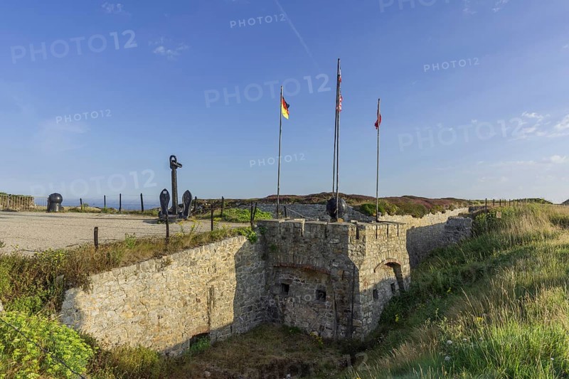 Open air museum with bunkers from the 2nd World War