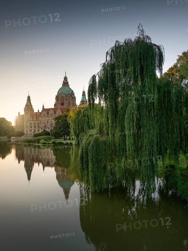 City Hall of Hanover on Lake Maschsee