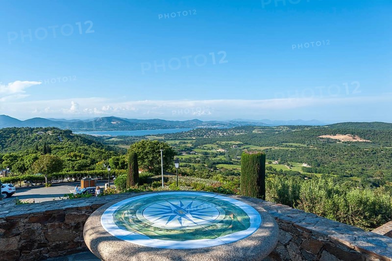 Viewpoint with compass rose