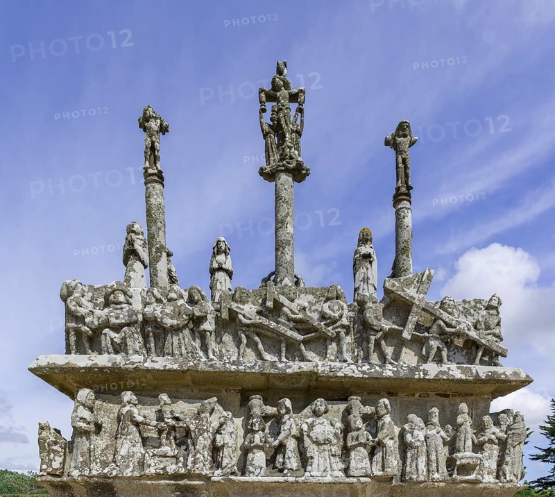 Calvary at the church of Notre Dame de Tronoan