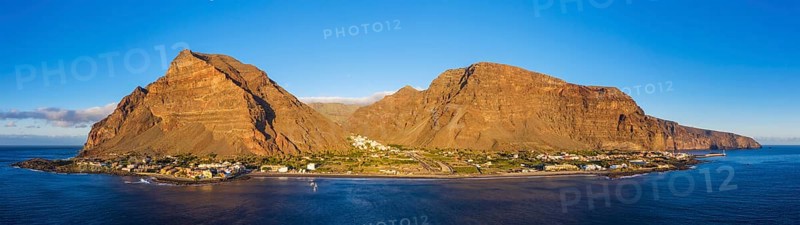 Panorama of Valle Gran Rey with La Playa