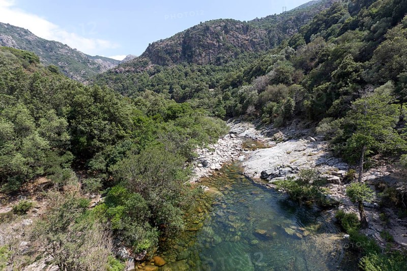 Mountain stream in the Spelunca Gorge