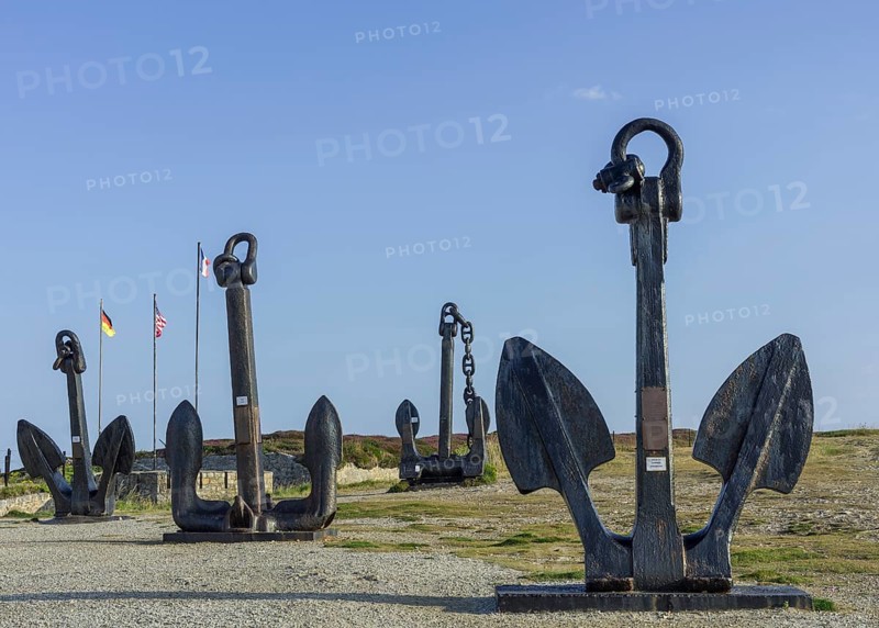 Anchors from various ships