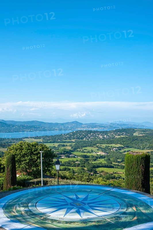 Viewpoint with compass rose