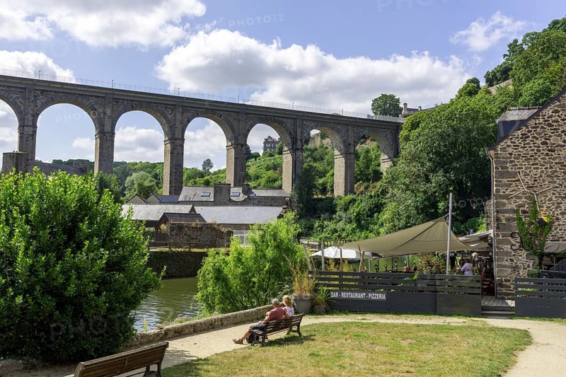 Viaduct over the river La Rance
