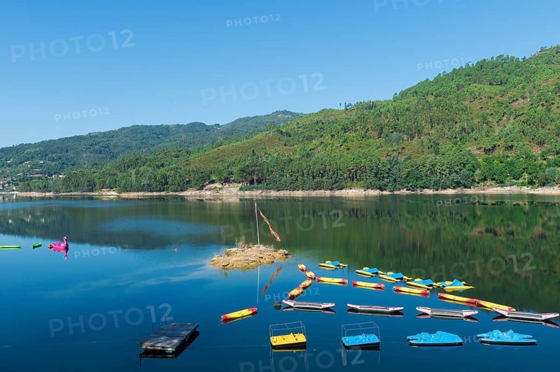 Nautical base on Homem river and Vilarinho das Furnas Reservoir
