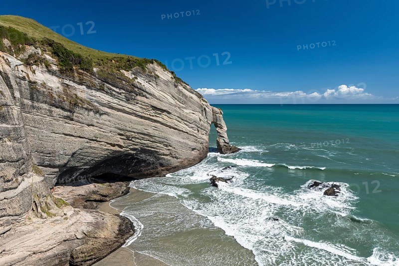 Cliff with arch