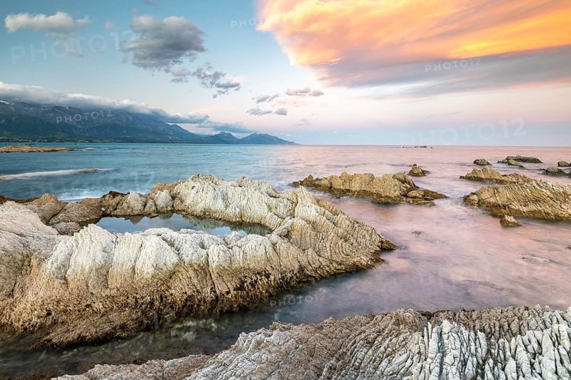 Rocky coast on the Kaikoura Peninsula