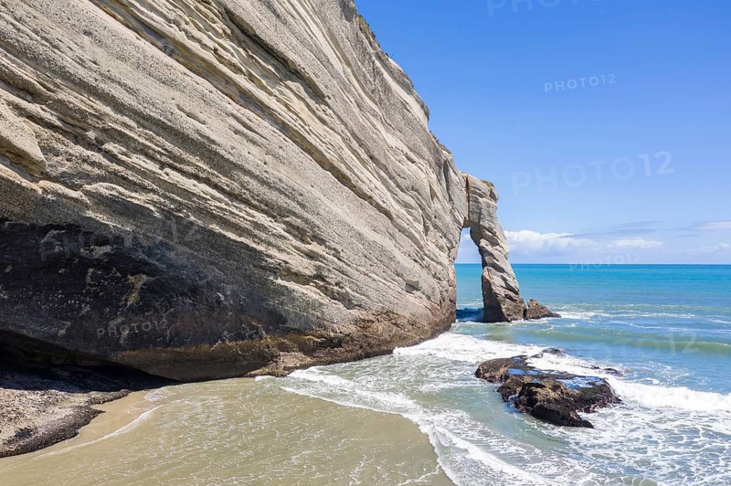 Cliff with rock arch