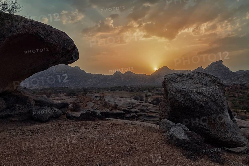 Sunset over Bera
