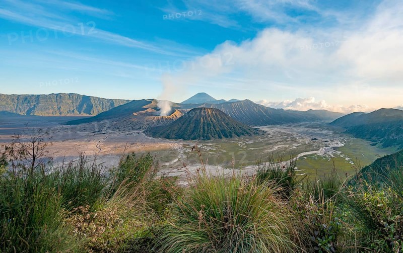 View of volcanic landscape