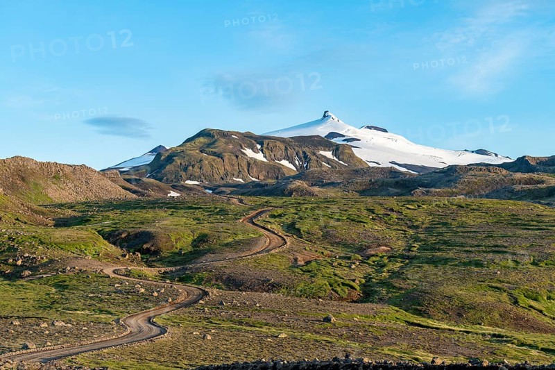 Volcano Snaefellsjoekull