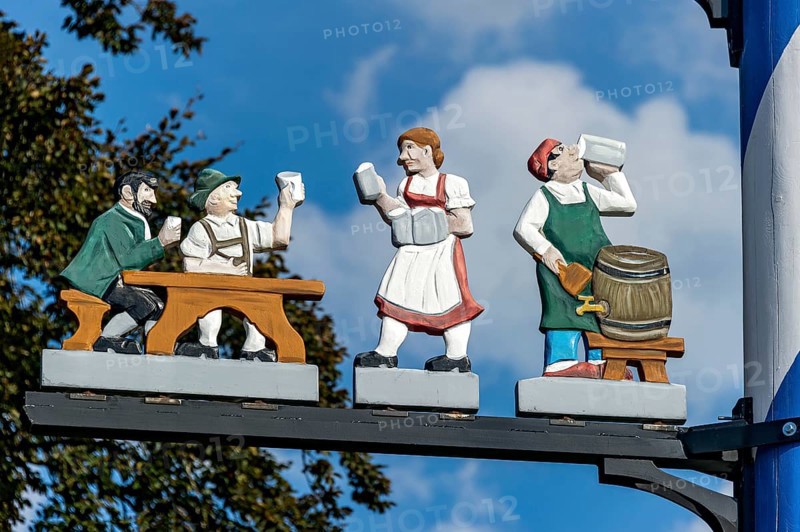Guild sign on the maypole