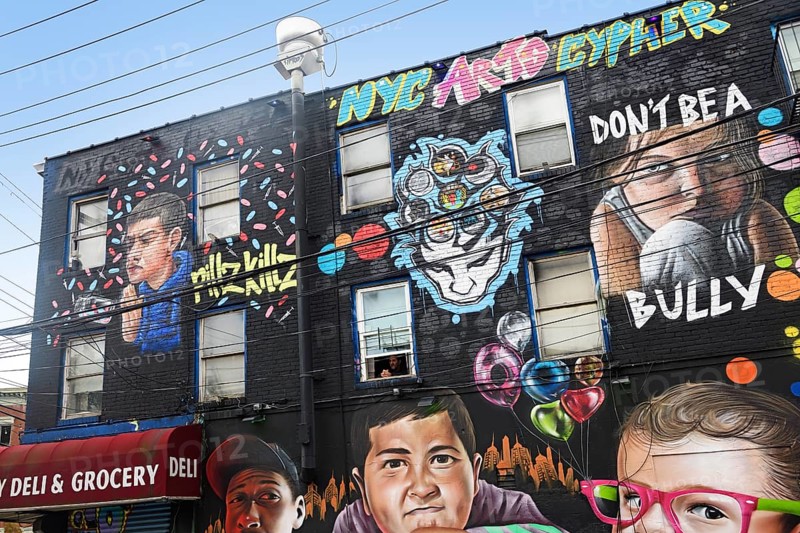 Graffiti on Broad Street of Staten Island