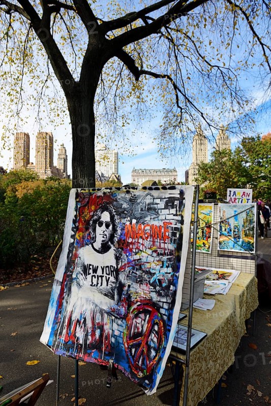 John Lennon painting