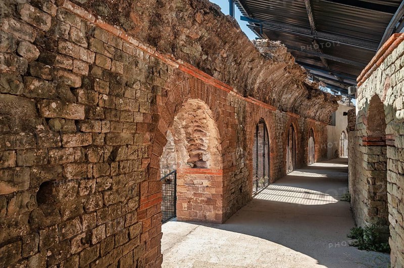 Colonnade of the historic amphitheatre