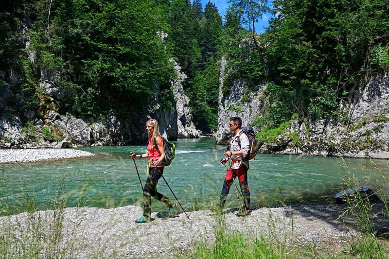 Hikers at the Entenloch