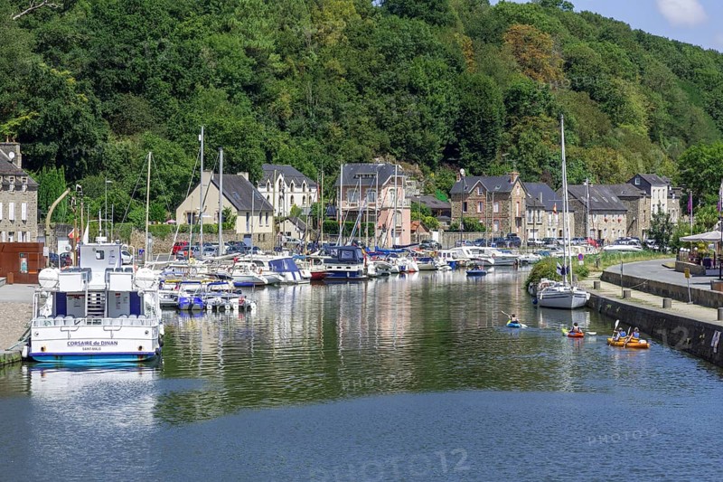 Excursion boats on the river La Rance