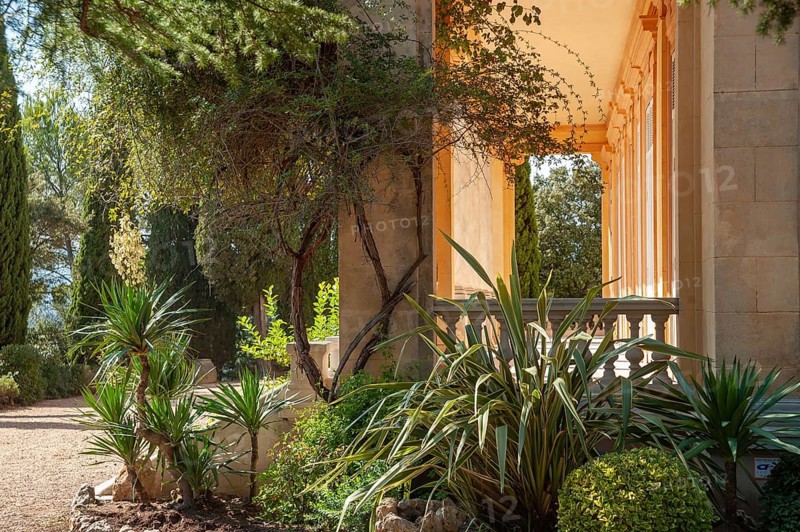 Colonnade of the Villa Aurelienne in the Aurelien Park