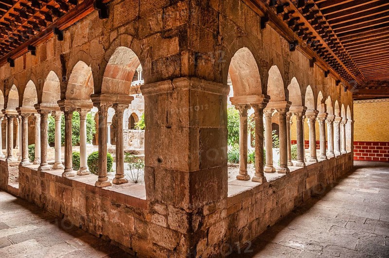 Cloister of the Cathedral of Saint-Leonce