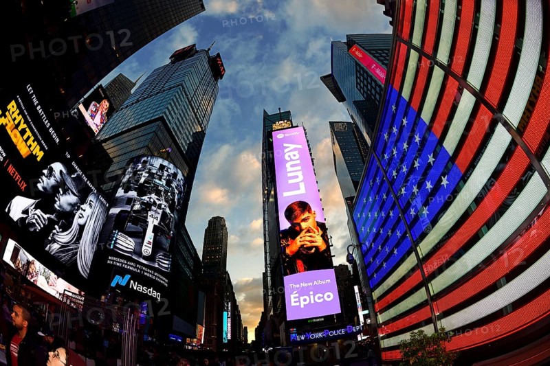 Illuminated signs in Times Square