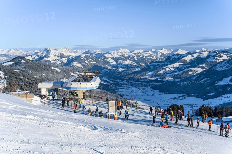 Skier at the Kaelbersalven lift