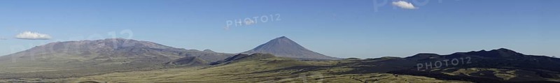 Volcanic lunar landscape