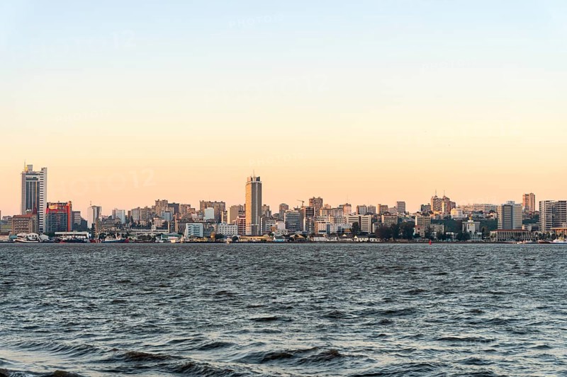 Maputo downtown cityscape