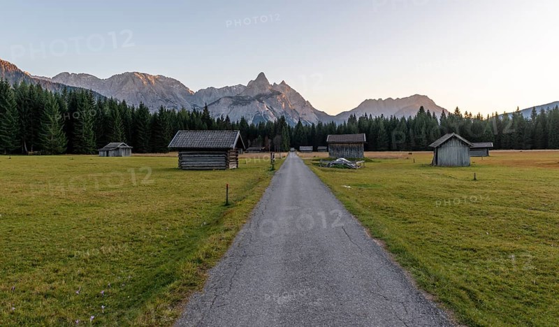 Meadow with Heustadln