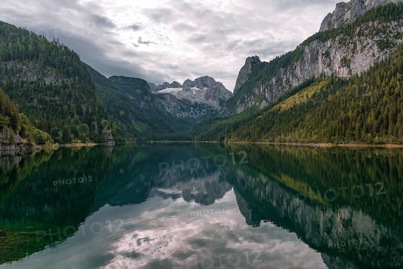 Vorderer Gosausee and Dachstein massif