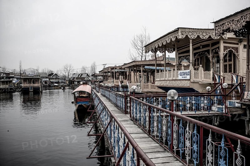 Houseboats on Dal Lake