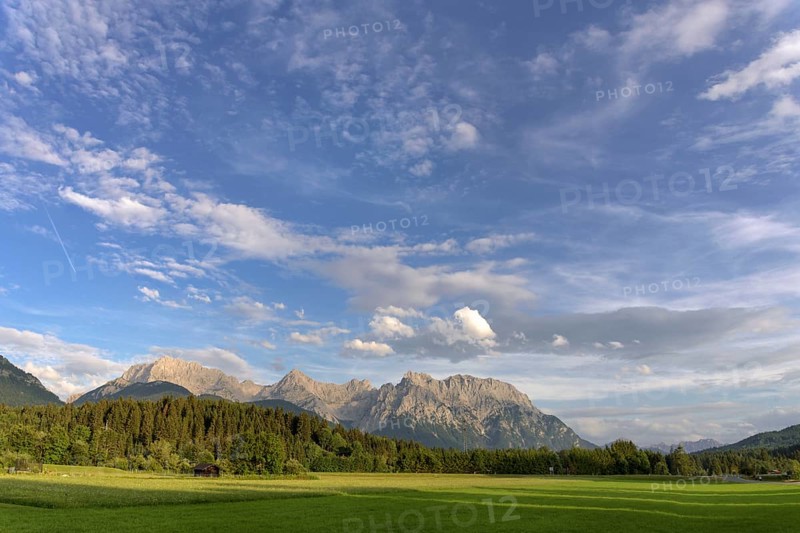 View of the Karwendel Mountains