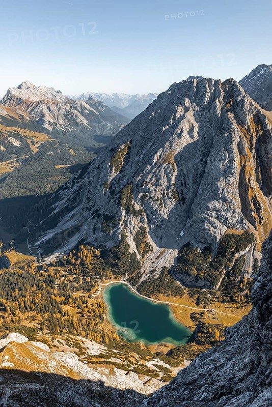 View of Seebensee from Ehrwalder Sonnenspitze