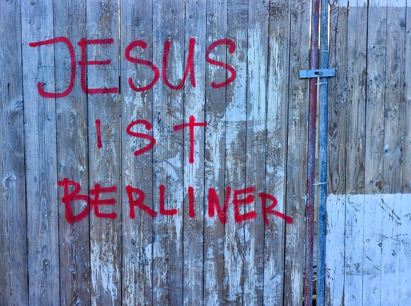 Writing Jesus is a Berliner