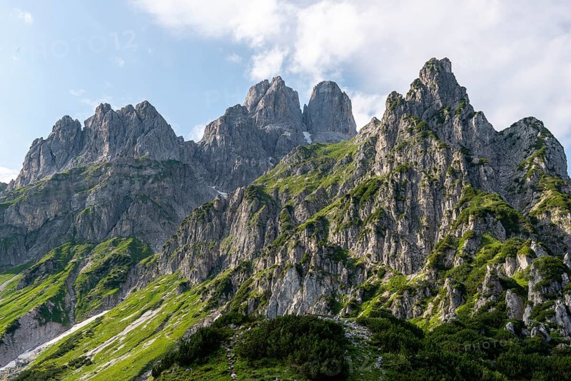 Rugged peaks