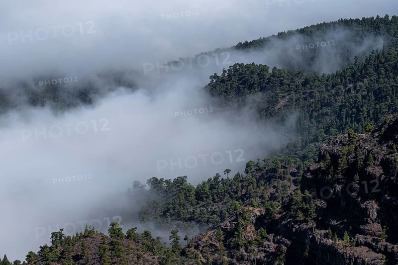 View of the Caldera de Taburiente from Roque de los Muchachos