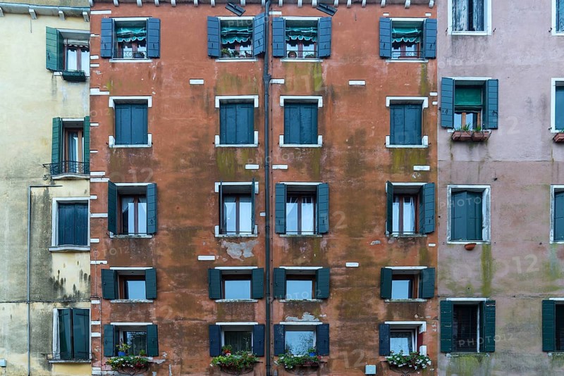 Historic houses on the Campo del Ghetto Nuovo