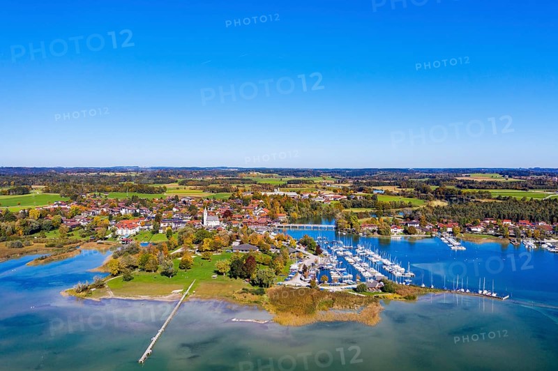Seebruck with lido and marina