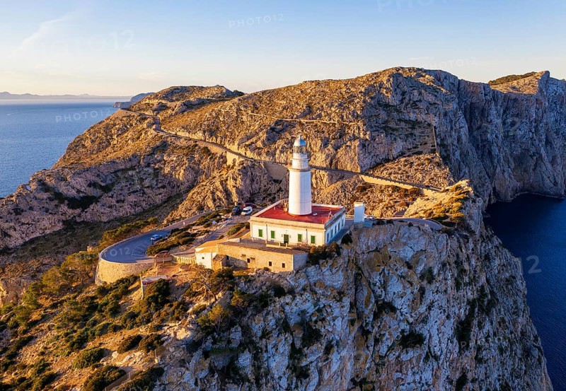 Lighthouse at Cap Formentor in the morning light