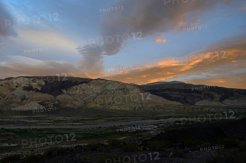 Clouds on the Rio Colorado at sunset