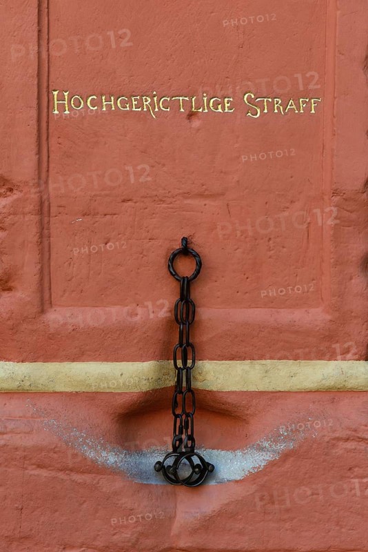 Pillory at the town hall of Bernkastel
